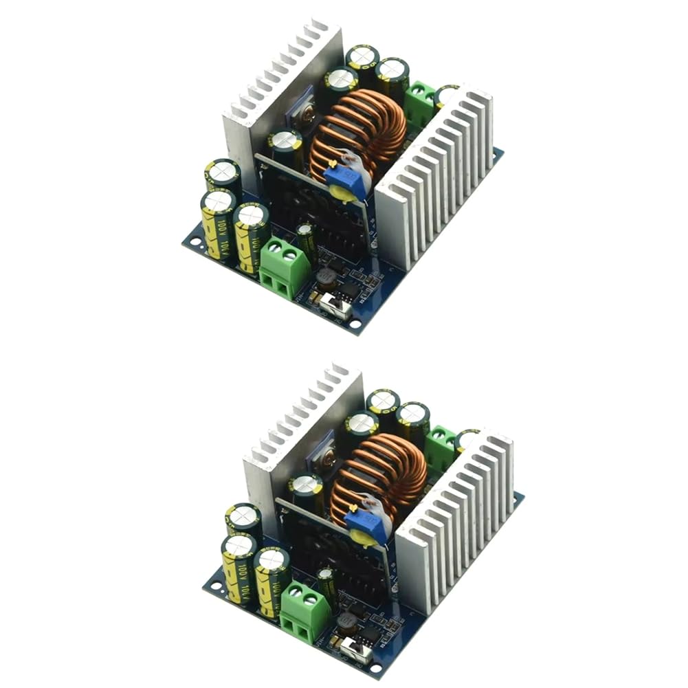 Xnuiasqe Adjustable 500W 18A Power Supply Module DC-DC Converter LED Driver 2pcs 12-95V Input to 2-90V Output Voltage Regulator 12V