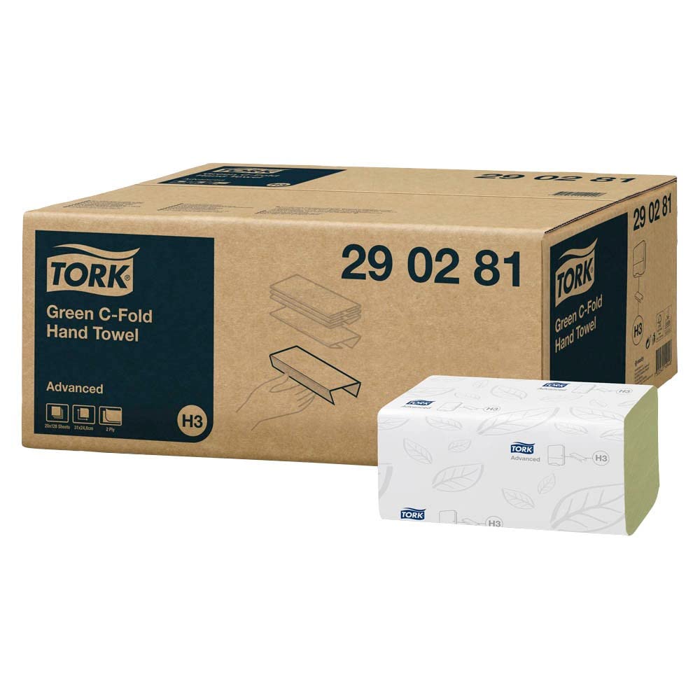 Tork 290281 - Toalla de papel (20 unidades, 20 unidades), color verde