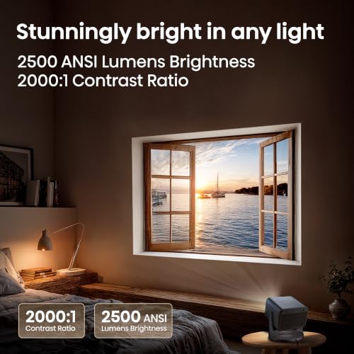 Hisense C3 Triple Color RGB Smart Laser Projector, 2500 ANSI Lumens,65"-300",4K UHD,IMAX ENHANCED,Dolby Vision,JBL Speaker,Optical Zoom,Intelligent Screen Adjustments,Smart Vidaa OS,Netflix Included - image 7