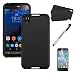 BLACKBERRY DTEK50 Case, Phonelicious® BLACKBERRY DTEK50 [Slim][Lightweight] Dual Layer Durable Hybrid [Drop Protection] [Shockproof] Phone Cover + Screen Protector & Stylus (BLACK SLIM)