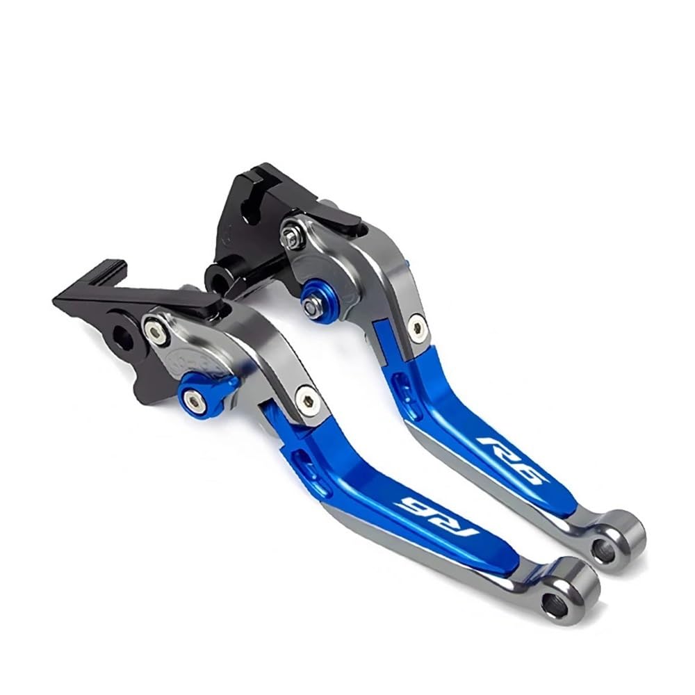 Zdgxfhsrh Red - 1 Motorcycle Brake Clutch Levers For Ya&Maha Yzf R6 1999-2004 Clutch Lever Brake Set Adjustable Folding Handle Levers Motorcycle Accessories Parts(Red-1)