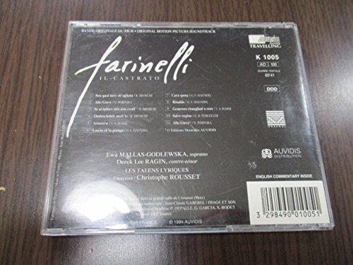 SOUDNTRACK FARINELLICHRISTOPHEROUSSET novo lacrado original