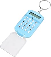 KICHOUSE 2 Pack Mini Pocket Calculators - Portable Blue Compact Basic Calculators for Students, Office & Daily Use