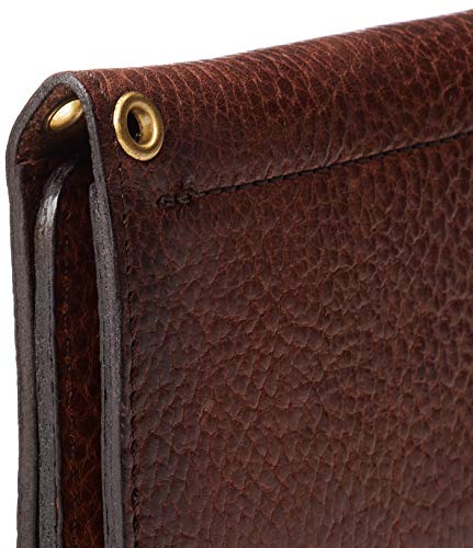 Vanquish(ヴァンキッシュ) Men's Vnq-41980 Antique Cowhide Long Bill Wallet, Brown (French Toast 19-1012Tcx) #TOP2