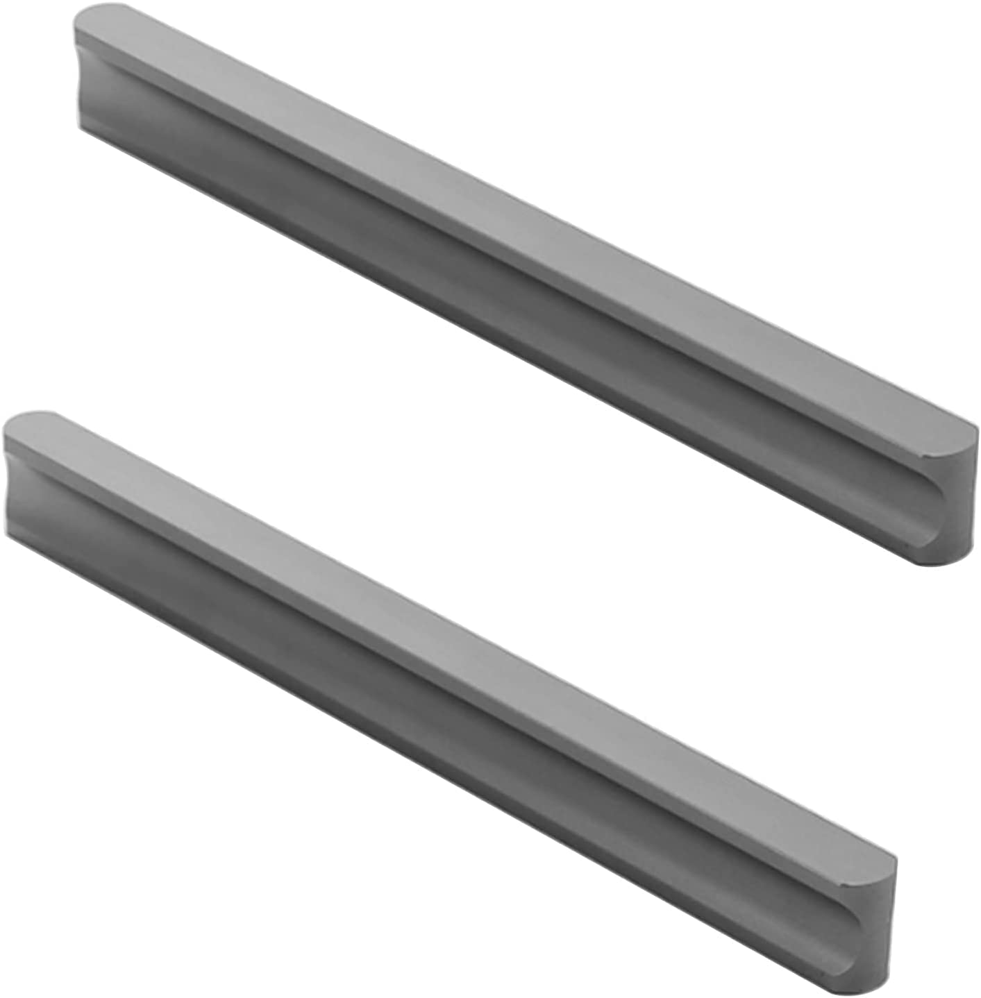 Boutons de porte de placard gris en alu style minimaliste chic