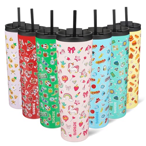 Image of BJPKPK 34oz Coffee Tumbler with Straw, Insulated Stainless Steel Cup