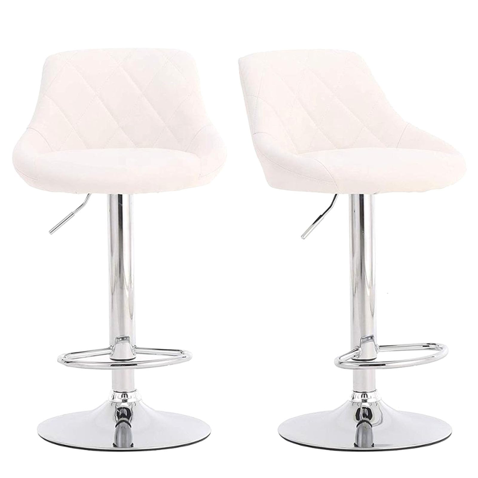 Amazon｜モダンなバースツール2個、360°回転カウンターハイスツール