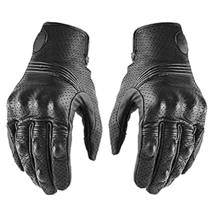 Fietsenhandschoenen, Lederen Moto Rijhandschoen Touch Screen Fietsen Handschoenen Ademend Voor Voetbal, Rugby, Hardlopen…