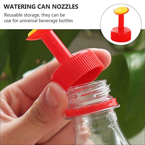 Yardwe 10Pcs Garrafa Tampa De Garrafa Bico de Sprinkler Regador Bico Garrafa Bebedouros Topo Pulveri