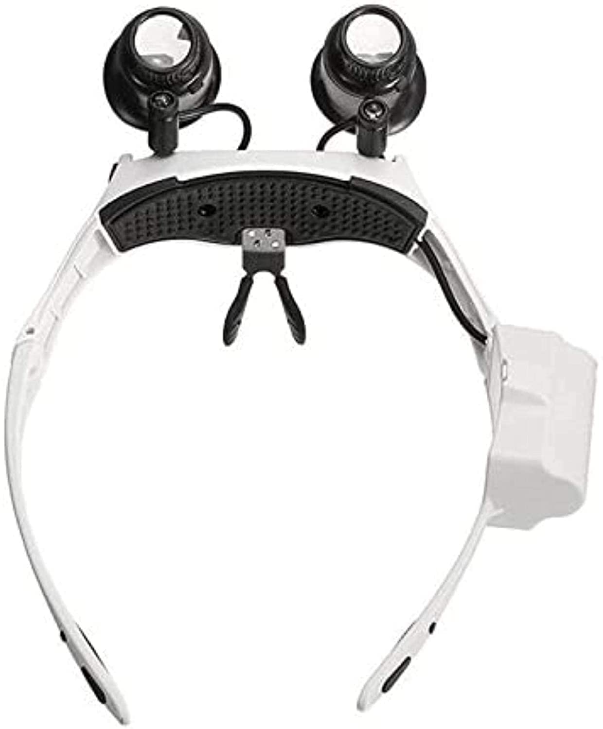 Juego De Lupas, Lupa De Diadema De 10X, 15X, 20X Y 25X con Lente Doble para Tasación, Reparación Y Medición De Relojes, con Lámpara Led.