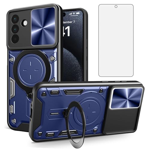 Coque Samsung A57 5G antichoc bleue pour éviter les bris d'écran et de caméra