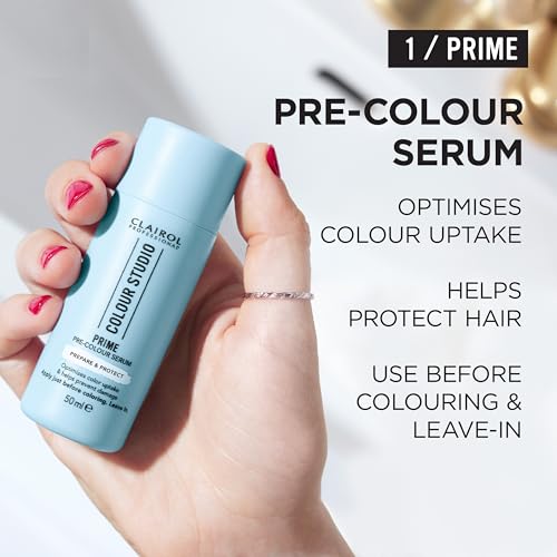 Clairol Colour Studio Hair Primer | Leave-in Pre-colour Serum | Prepares and Protects Hair Before Colouring | Dermatologically Tested Vegan Formula | 50ml - Image 3