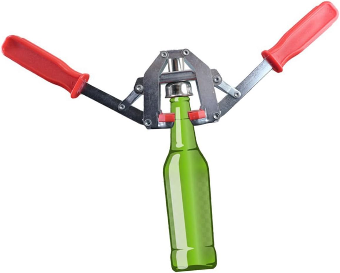 Manual Bottle Capper Tool for Home Brewing Compact and Lightweight Handheld Bottle Sealer Twin Lever Handle Convenient Home Shop
