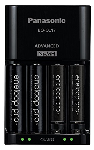 Panasonic K-Kj17K3A4Ba Advanced Battery Charger Pack With 4 Aaa Eneloop Pro High Capacity Ni-Mh Rechargeable Batteries #TOP4