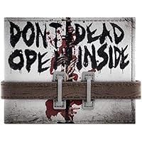 Cartera de Walking Dead No se abra Correa abotonado Gris