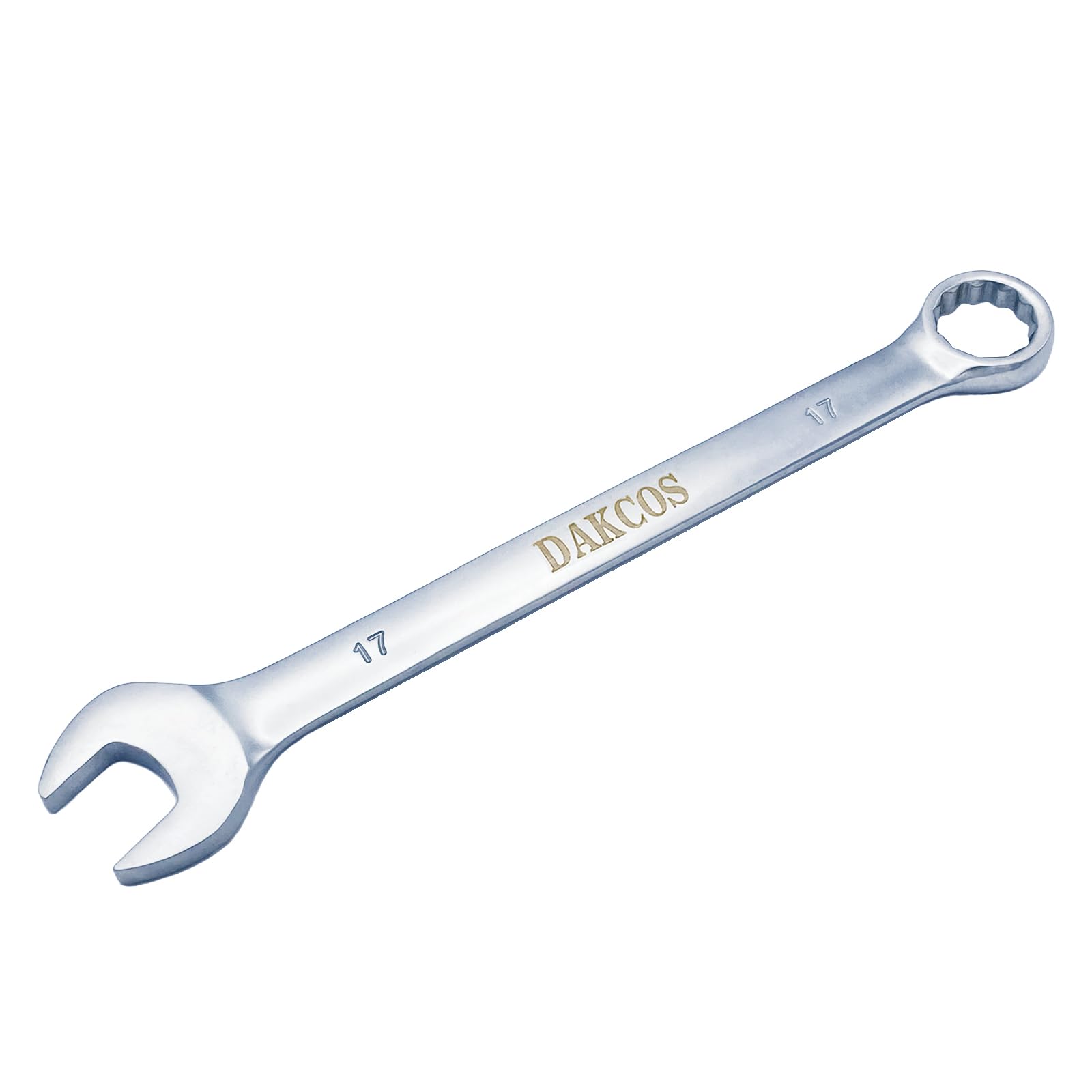 DAKCOS 17mm Metric Combination Spanner Chrome Vanadium Steel Wrench