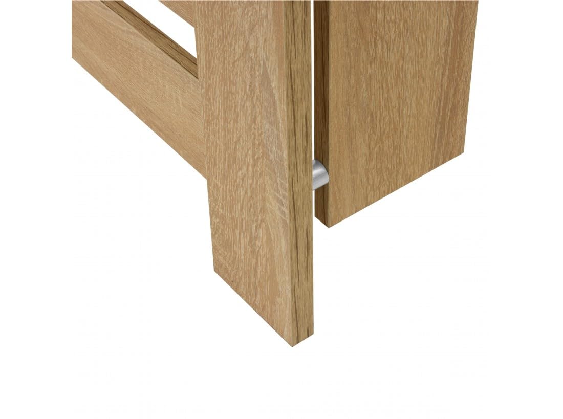 D&J Muebles Kit Cubre Radiador Roble 60cm Moderno Hércules | Mueble Decorativo con Listones | Fácil Montaje (60cm, 90cm, 120cm) 60x83,5x19,5