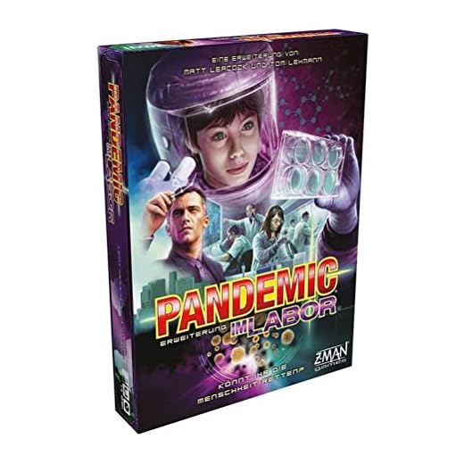 ZMan, Pandemic – Im Labor, Erweiterung, Kennerspiel, Brettspiel, 1-6 Spieler, Ab 8+ Jahren, 40+ Minuten, Deutsch