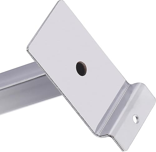 Miniatura 10 de 12 soportes de estante resistentes, 10 pulgadas, soportes de ángulo de estante industrial, soportes de estante de hierro para andamios, montaje en