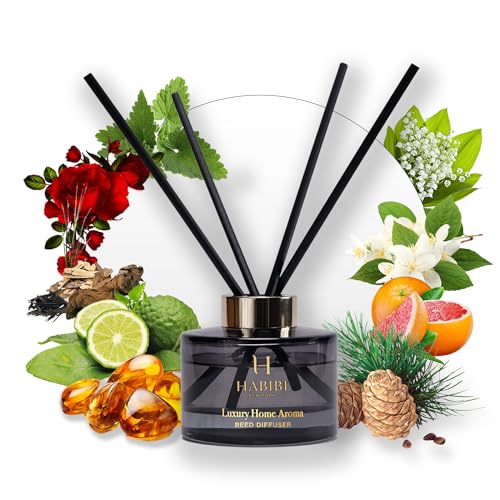 Set difusor de aceites esenciales H Habibi 150 ml con 4 varillas miniatura 2