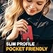 DOGODON Design Compatible with iPhone 14 Case Luxury Leather Business Vintage Slim Non-Slip Soft Grip Shockproof Protective Cover (2022) 6.1 Inch (Red)