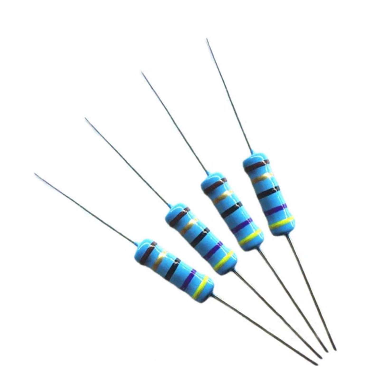 Amazon.co.jp: 100 個 2 ワット金属皮膜抵抗器 1% 1K-9.1K オーム