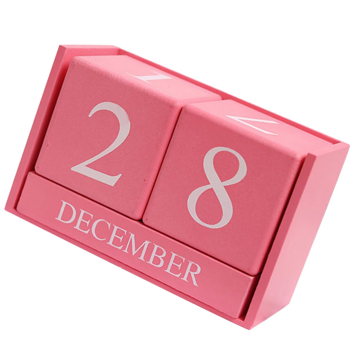 STOBOK 4stücke Blockkalender Aus Holz Tischkalender Für Zuhause Und Büro Handgemachte Dekorative Holz-dekoration Praktischer Countdown-kalender Für Schreibtisch Wohn Und Arbeitsräume