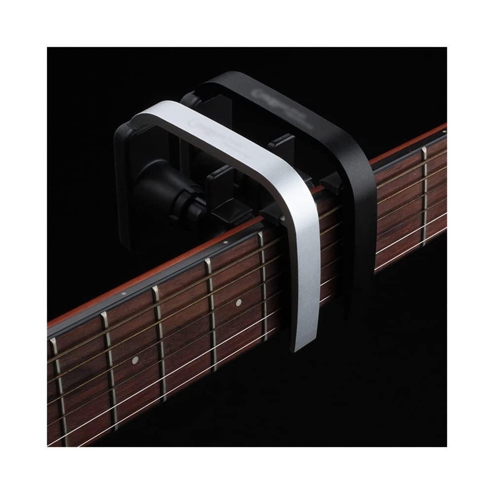 Home Musikinstrument Gitarrenzubehör Mehrfarbig E-Gitarre Bass Kapodaster Edelstahl Gitarre Kapodaster für Stahlsaite (Farbe: Schwarz) (Schwarz)