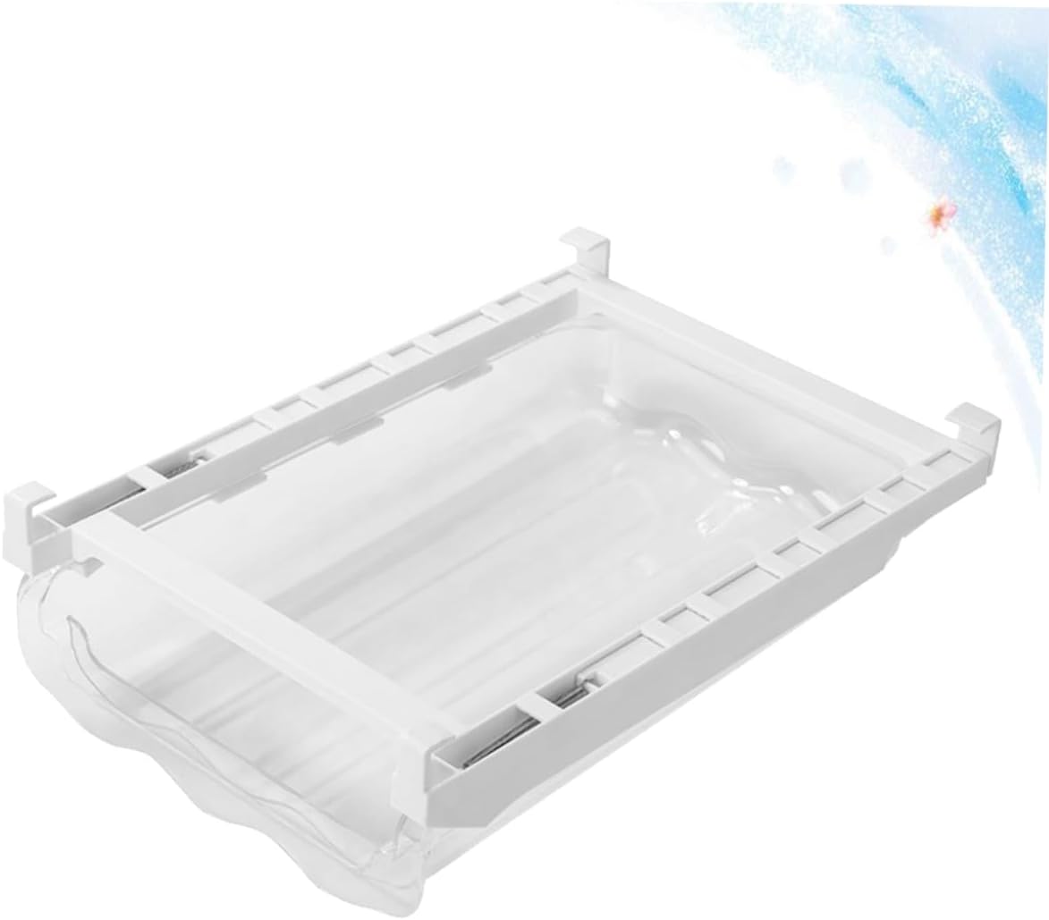 Homoyoyo 1pc Rolling Storage Container for Refrigerator Multi-functional Holder Deep Trough Design Space-saving Fridge Organizer Easy to