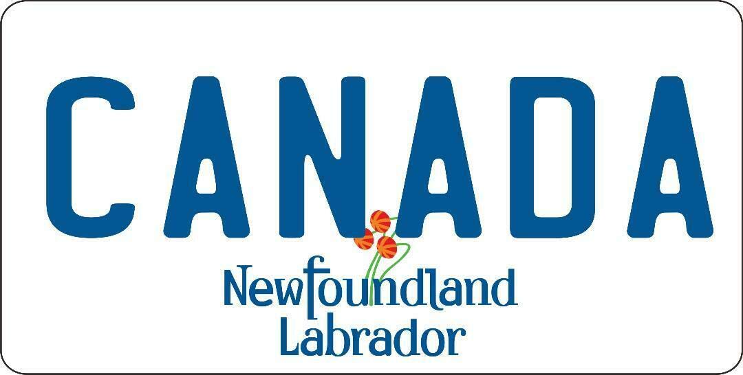 Biopracess Metalpostera2814 Newfoundland Labrador Canada Photo License Plate License Plate 6X12 Inches