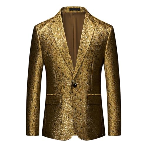 Business Casual Piece Suit Flower Suit Single Row Button Single Top Coat Jacket