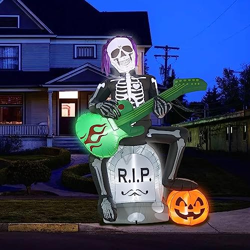 Fantôme gonflable Halloween 2m10 avec lumières LED intégrées