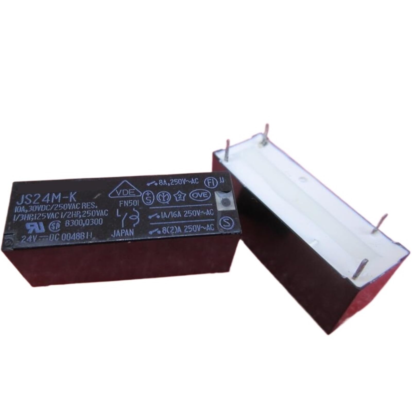 Relais 24V JS24M-K DIP4 pour circuits imprimés miniatures