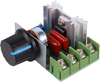 2000W AC 50-220V Motor Speed Controller, Keenso Adjustable Motor Speed Controller Board Speed Switch Module Variable Voltage Regulator 50-220V 25A Pulse Width Modulator