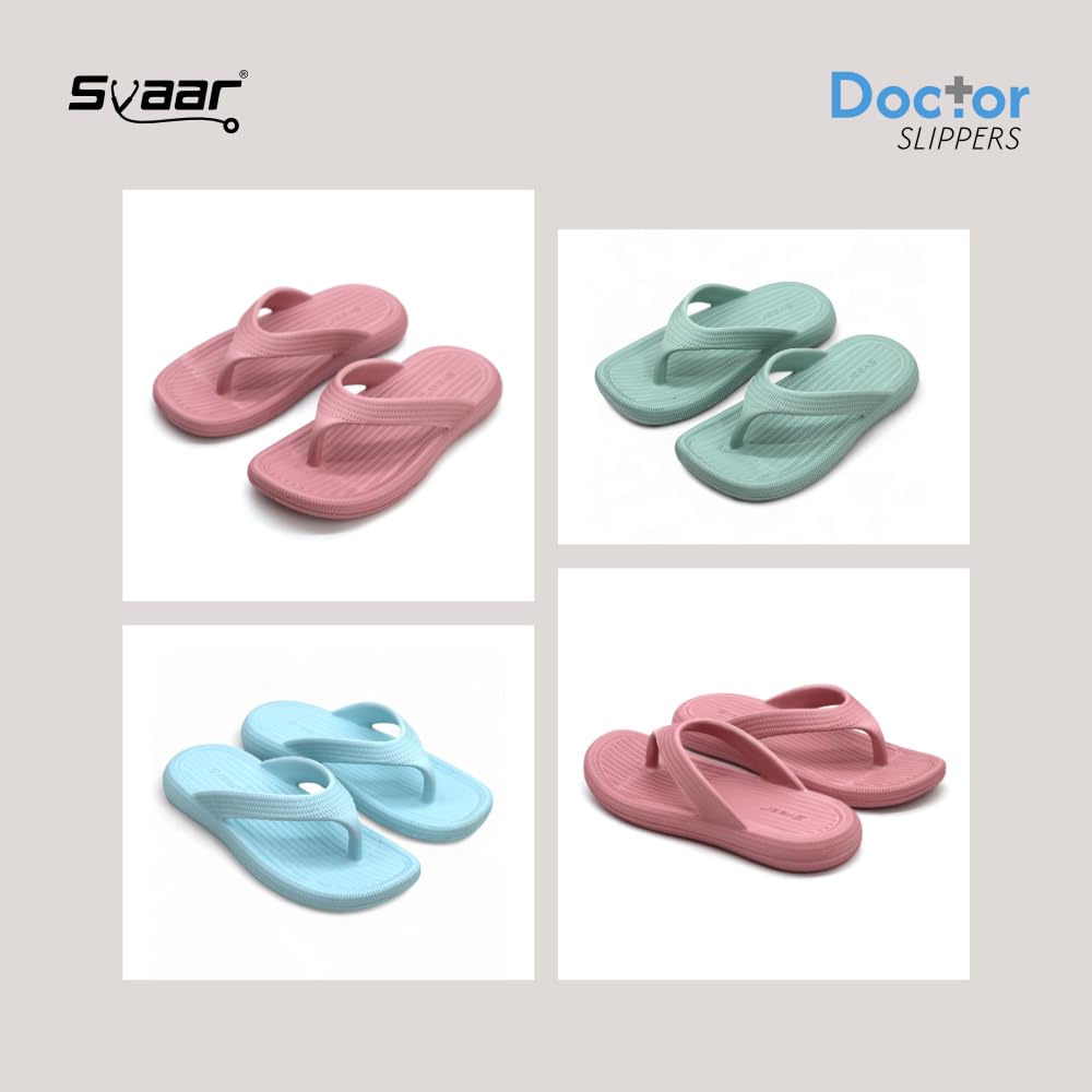 SVAAR Women's Flip-Flops Slippers | Orthopedic, Diabetic, Pregnancy | Soft Doctor Anti-Skid Slipper for Women | Comfortable & Lightweight | All Day Wear Flip-Flops Slipper 6 51vJSFAC4tL. SL1000
