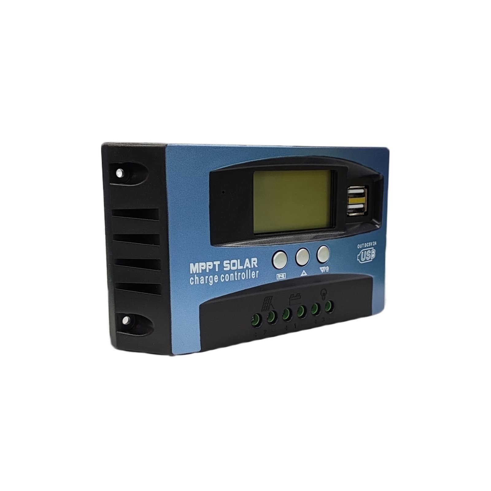 Solar Controller, MPPT Solar Controller 12/24V Adaptive Lead-Acid Lithium Battery Universal(MPPT12/24V-60A)