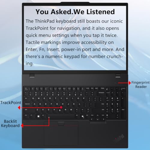 Image of Lenovo ThinkPad T16 Gen 4, Intel Ultra 5 225U, Laptop Computer for Business