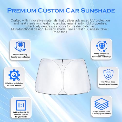 Pare-soleil Dacia Jogger et Sandero 3 stop chaleur et rayons UV habitacle - 3