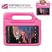 BMOUO Kids Case for Alcatel Joy Tab 8/3T 8 Tablet 2018/Alcatel A30 Tablet 8 2017, Lightweight Kid-Proof Handle Stand Case for Alcatel Joy Tab 2019/ Alcatel 3T 2018/ Alcatel A30 2017 8 - Rose