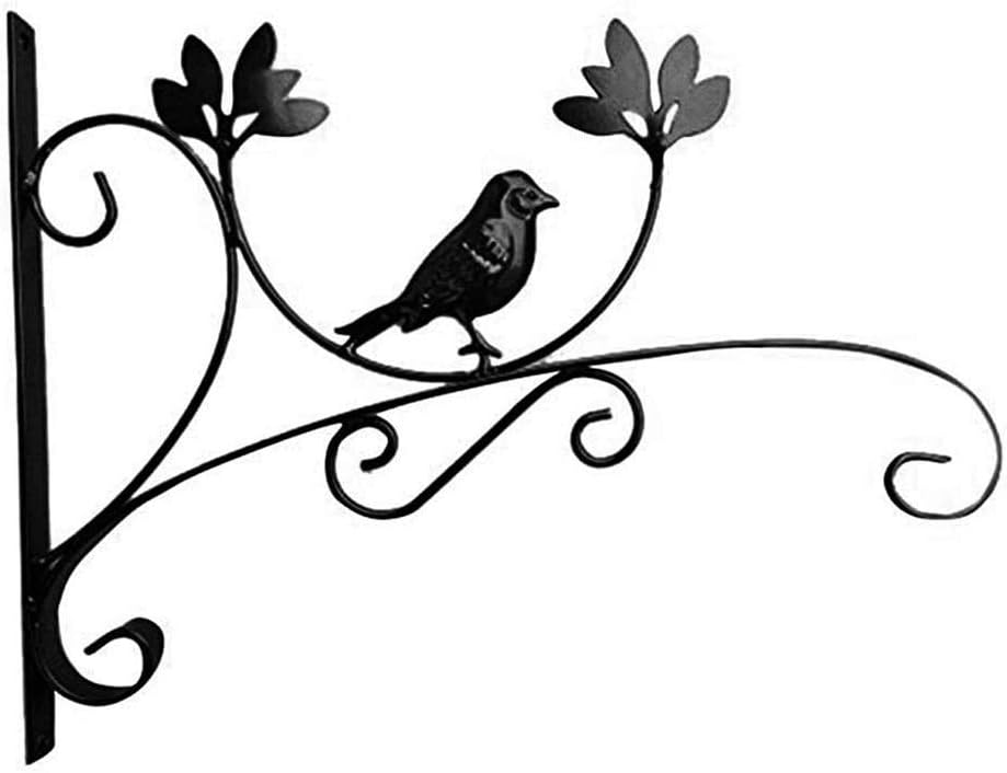 Iron Art Hooks Hanging Plant Stand Flower Pot Holder