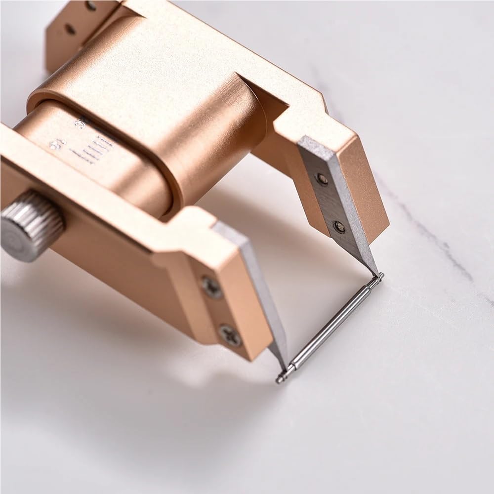 Federstegzange zum Entfernen von Uhrenarmbändern - Werkzeug aus Edelstahl für die Uhrenreparatur (Schwarz)