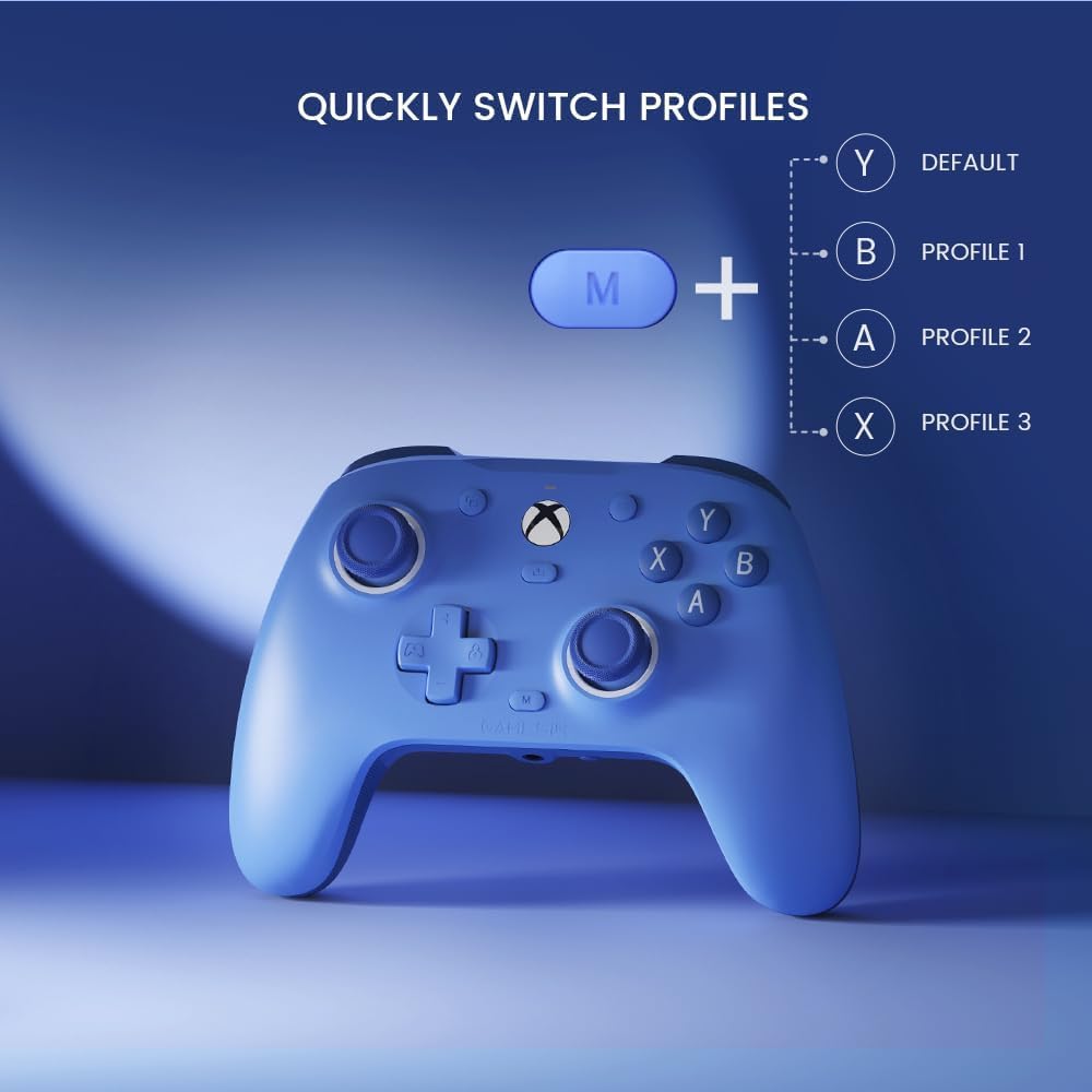 GameSir G7 SE Manette Filaire pour Xbox Series X|S, Xbox One & Windows 10/11, Manette de Jeu Plug and Play avec Joysticks à Effet Hall, Prise Audio 3,5 mm (Bleu)