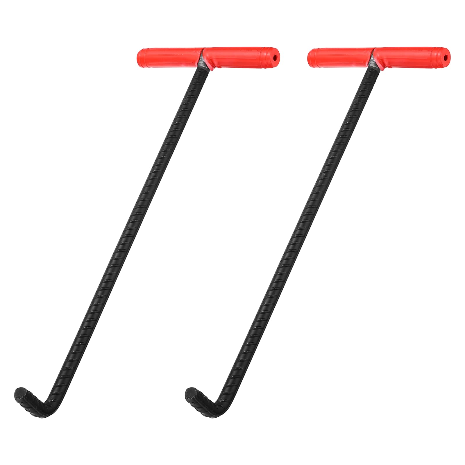 Gancho para tapas de alcantarilla con rosca en T de acero para levantar tormentas