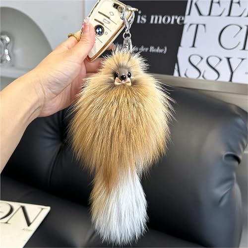 毛皮　ぬいぐるみ　リアルファー　キツネかな Amazon.co.jp: DZYUZK ピンクキツネ ぬいぐるみ - かわいい