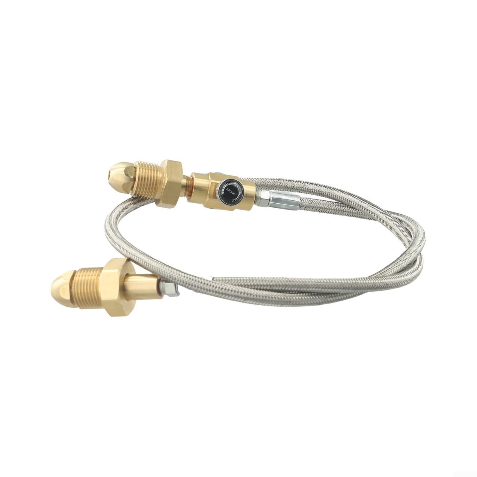 G 5/8" RH Argon Cilindro Adattatore Tubo di Ricarica BS 341 No. 3 Standard 90cm Acciaio Inox Trasferimento ad alta pressione 2000 PSI