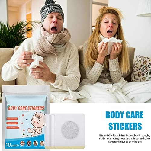 Umifica 5 Pcs Natural Cough Patch - Cough and Cold Relief Stickers,Chest Cold Relief Patches for Women Men, Natural Herbal Patch for Runny Nose and Throat Relief