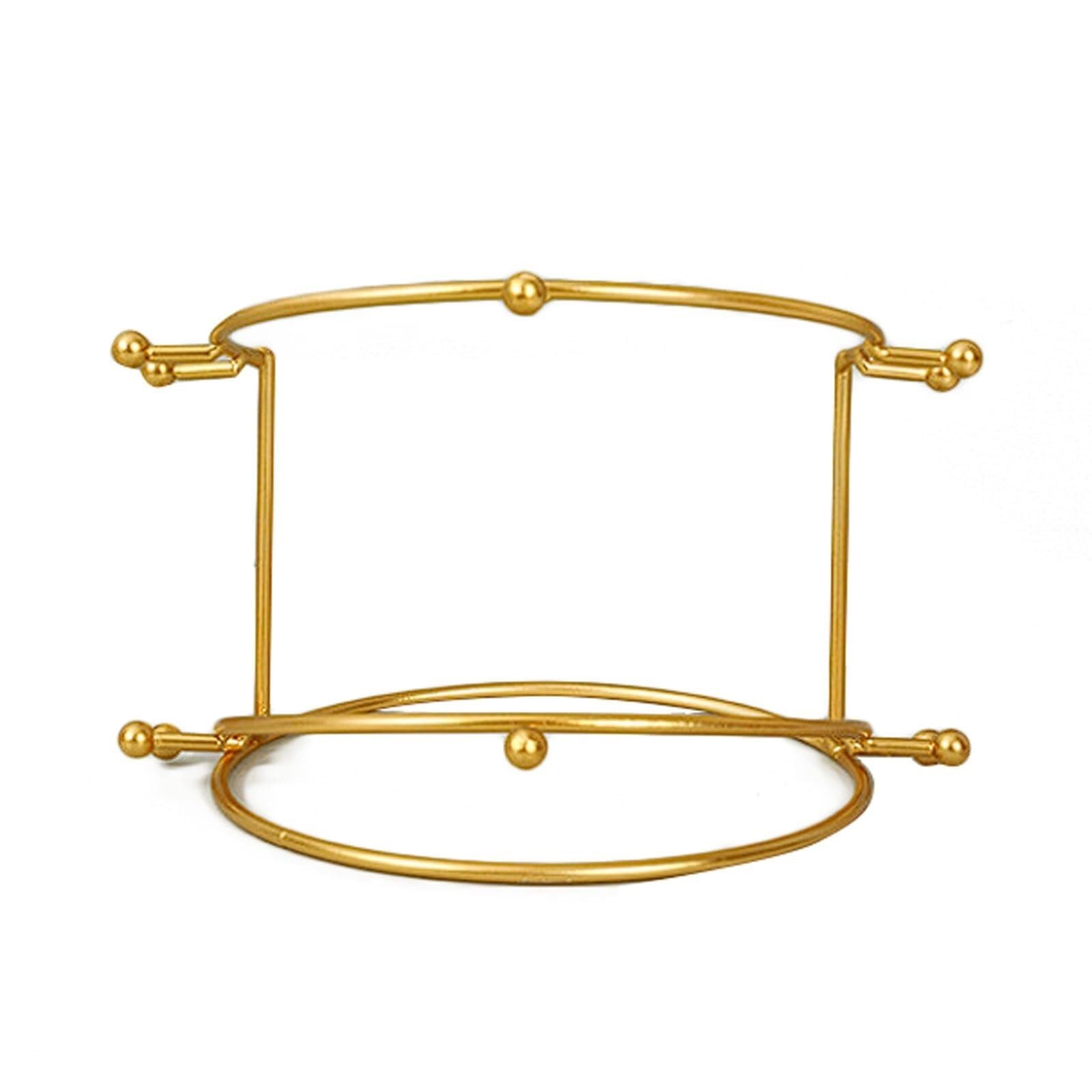 WxuuLTGJR Crown Jewelry Display Stand Metal Jewelry Easel Stand Wedding Showcase Holder Tiaras Organizer Tree Hair Tower Rack Showcase Holder(17.5 * 11.7cm)