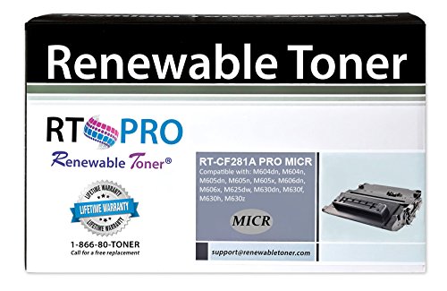 Cartucho de toner MICR de substituição para HP 81A CF281A Laserjet Enterprise M604 M605 M606 MFP M63