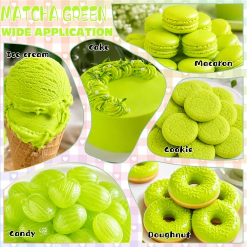 Image of Matcha Green Natural Food Coloring - 50ml Plant Based Food Dye, No FD&C & Artificial Dyes, Gluten-Free, Food-Grade, Vibrant Liquid Colors for Icing, Baking, Cake Decorating, Frosting, Fondant, Slime - 1.69 Fl.Oz Bottles