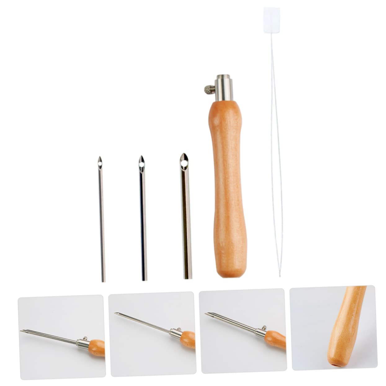 NUOBESTY DIY Sewing Tools Punch Needle Set for Felting Craft Embroidery Accessories for